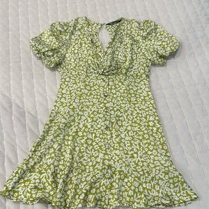 Zara silk mini dresss